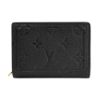 圖片 Louis Vuitton Clea 壓花牛皮拉鍊零錢短夾 (M80151-黑)