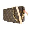圖片 Louis Vuitton Pochette 帆布字花手提肩背包(M82766-咖)