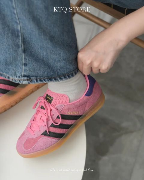 圖片 KTQ STORE 現貨 ADIDAS ORIGINALS GAZELLE INDOOR 粉黑 IE7002