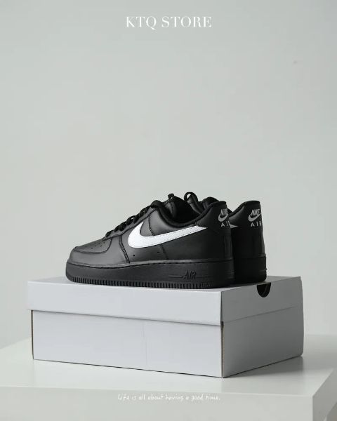 圖片 KTQ STORE 現貨 Nike Air Force 1 Black white 黑底白勾 AF1 小Ambush FZ0627-010