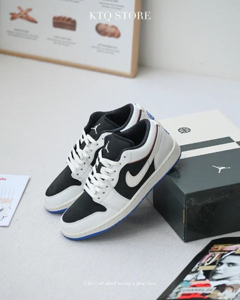 圖片 KTQ STORE 現貨 Air Jordan 1 Low "Quai 54" 聯名款Quai 54 聯賽米藍棕男鞋 HQ0764-001