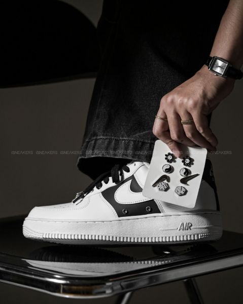 iSNEAKERS 調貨 Nike Air Force 1 '07 PRM "Black" 太極 DA8571-100