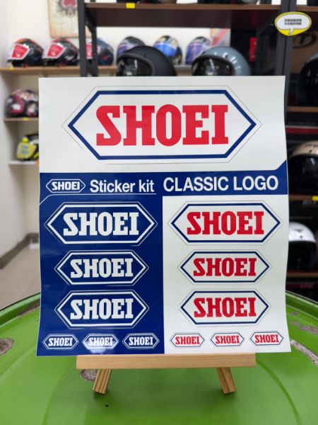 圖片 熊彬安全帽 ⎜日本 SHOEI LOGO貼紙組 Classic logo 內含多種尺寸