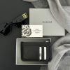 圖片 BALENCIAGA MONACO BB黑銀一字拉鏈卡包