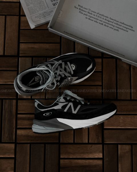iSNEAKERS 現貨 New Balance Made in USA 990v6 "Black" 黑灰 M990BK6