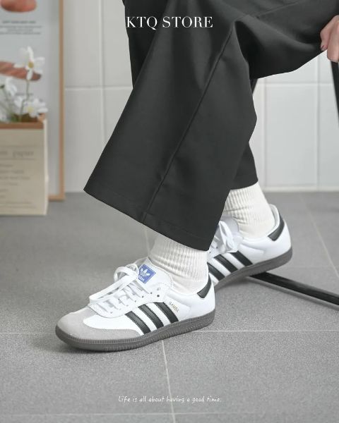 圖片 KTQ STORE 現貨 Adidas Samba OG Cloud White 雲朵白 B75806