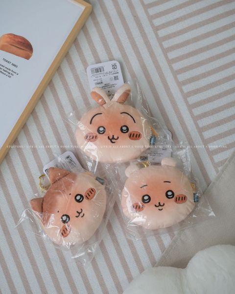圖片 KTQ STORE 現貨 日本 Chiikawa 吉伊卡哇 麵包店系列 大頭零錢包 3款