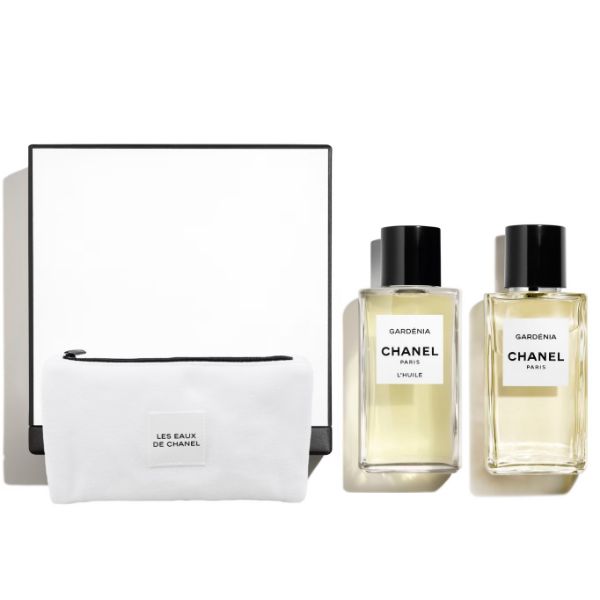 圖片 CHANEL 香奈兒香氛 LES EXCLUSIFS  梔子花精品香氛套組 - 香水/身體油附化妝包- 自選禮盒/台灣專櫃包裝