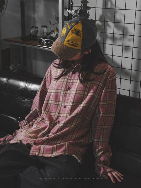 EGO FETCH Plaid Twill Shirt EGO25SSTST105