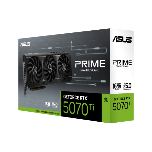 圖片 ASUS  PRIME GeForce RTX 5070 Ti 16GB GDDR7 OC 超頻版
