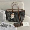 圖片 Goyard Saint Louis PM 黑棕托特包