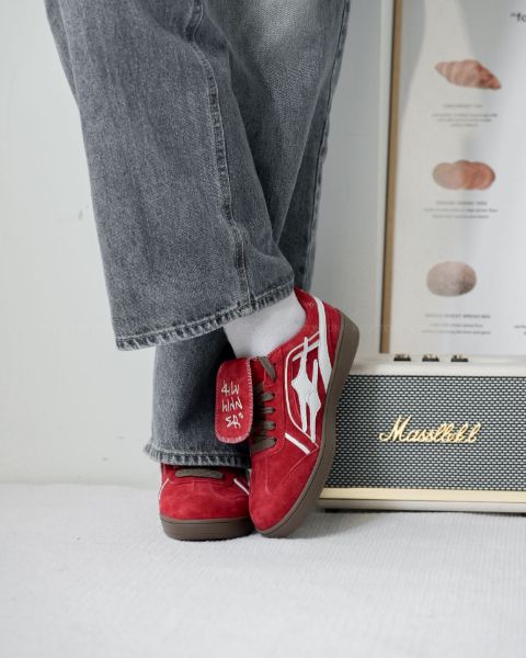 圖片 KTQ STORE 現貨 Killwinner 紅絲絨 德訓鞋 紅焦糖底 男女款 情侶鞋 KWDX240201