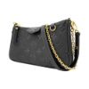 圖片 Louis Vuitton Easy Pouch On Strap 壓花牛皮拉鍊肩背斜背包(M80349-黑)