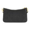 圖片 Louis Vuitton Easy Pouch On Strap 壓花牛皮拉鍊肩背斜背包(M80349-黑)