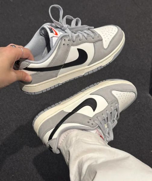 圖片 KTQ STORE 現貨 Nike Dunk Low Sail Wolf Grey 灰黑 新煙灰 奶油底 IB3079-101