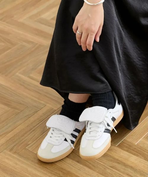 圖片 KTQ STORE 現貨 Adidas Samba LT 翻蓋 焦糖白 IG4279
