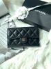圖片 Chanel cf 黑金 荔枝皮  三折中夾