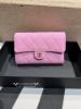 圖片 Chanel cf 粉金 荔枝皮 三折中夾