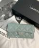 圖片 Chanel cf 天青色 淡金扣 信封中夾