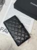 圖片 Chanel 25p 黑金荔枝皮 對開長夾