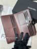 圖片 Chanel 25p 黑金荔枝皮 對開長夾