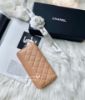 圖片 Chanel cf 奶茶色 金扣 荔枝皮 拉鏈長夾