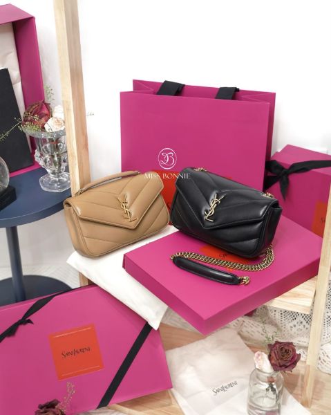 圖片 YSL 迷你絎縫羊皮信封包(預購)