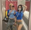 圖片 Goyard mini tote 黑藍色 愛心塗鴉包
