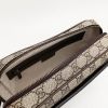 圖片 美國百分百【全新真品】Gucci 皮包 手拿包 GG 綠紅織帶 隨身包 歐洲精品 經典 logo印花 咖啡 CZ34