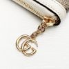 圖片 美國百分百【全新真品】Gucci 皮夾 長夾 歐洲精品 配件 錢包 經典 logo印花 藍紅織帶 白色 BP47