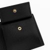 圖片 美國百分百【全新真品】Gucci 皮夾 短夾 皮革 專櫃精品 錢包 零錢袋 LOGO 金色/黑色 CJ17