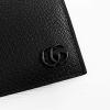 圖片 美國百分百【全新真品】Gucci 皮夾 短夾 皮革 專櫃精品 錢包 零錢袋 LOGO 金色/黑色 CJ17