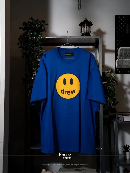 Drew House Mascot Tee "White / Black / Red/Royal Blue" 