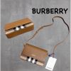 圖片 ［SKR精品服飾］BURBERRY 25年款 牛皮拼接格紋翻蓋woc包