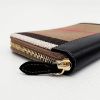 圖片 美國百分百【全新真品】Burberry 皮夾 長夾 歐洲精品 配件 錢包 logo 經典格紋 黑色/咖啡 CW78