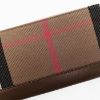 圖片 美國百分百【全新真品】Burberry 皮夾 長夾 歐洲精品 配件 錢包 logo 經典格紋 黑色/咖啡 CW78