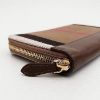 圖片 美國百分百【全新真品】Burberry 皮夾 長夾 歐洲精品 配件 錢包 logo 經典格紋 黑色/咖啡 CW78