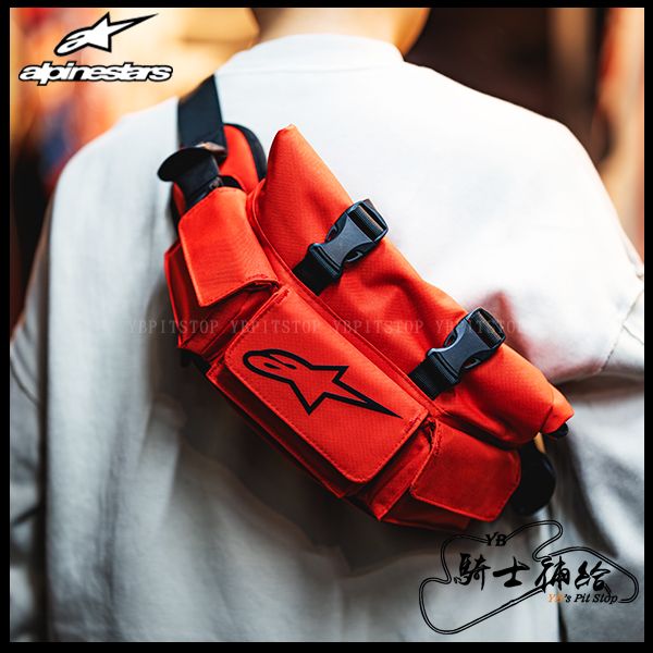 圖片 Alpinestars A星 KANGA V2 WAIST WP 防水 腰包 紅 2025