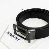 圖片 美國百分百【全新真品】Burberry 皮帶 配件 歐洲精品 配件 男款 雙面 腰帶 3.5mm 格紋 黑色 DA12