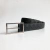 圖片 美國百分百【全新真品】BOTTEGA VENETA 真皮編織 皮帶 BV 配件 皮革 歐洲精品 3cm 黑 BD66