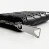 圖片 美國百分百【全新真品】BOTTEGA VENETA 真皮編織 零錢包 BV 錢包 配件 皮革 歐洲精品 黑色 CK05