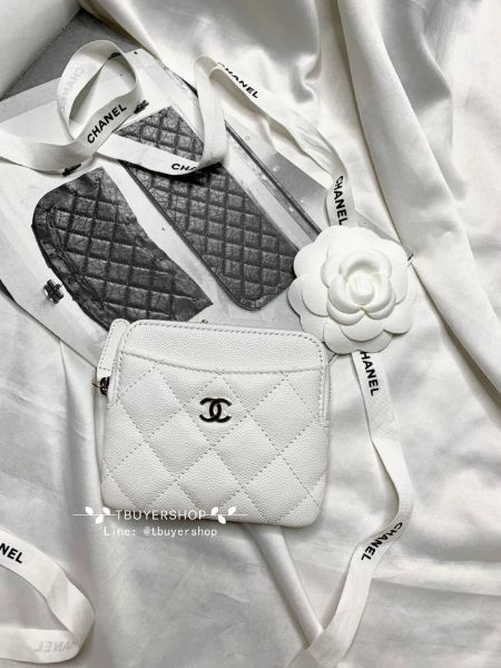 圖片 Chanel cf白金 荔枝皮 豆腐錢包