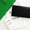 圖片 美國百分百【全新真品】BOTTEGA VENETA 真皮編織 長夾 BV 皮夾 配件 皮革 歐洲精品 黑色 CK03