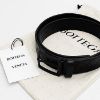 圖片 美國百分百【全新真品】BOTTEGA VENETA 真皮編織 皮帶 牛皮 歐洲精品 BV 配件 黑色 BB56