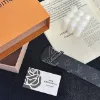 圖片 LOUIS VUITTON Taïga皮革ＸMonogram帆布皮帶