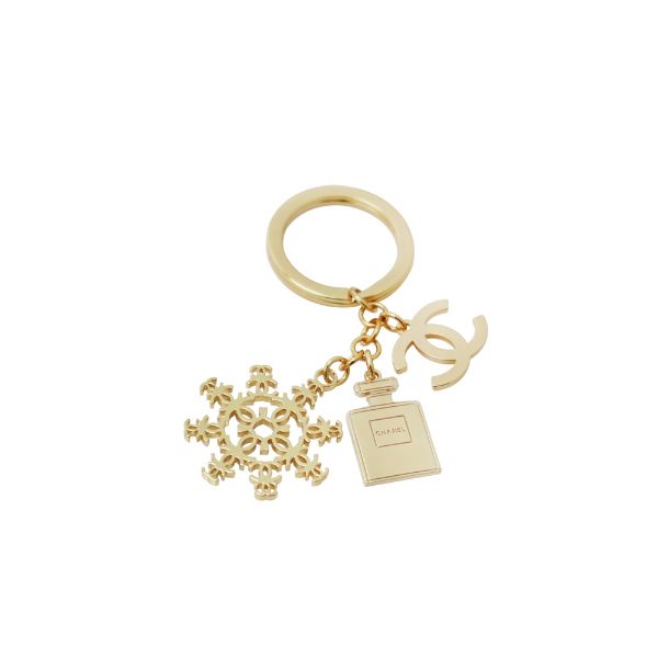 圖片 CHANEL 香奈兒美妝 2024聖誕鑰匙圈 - 雙C LOGO / 雪花 / 經典香水瓶