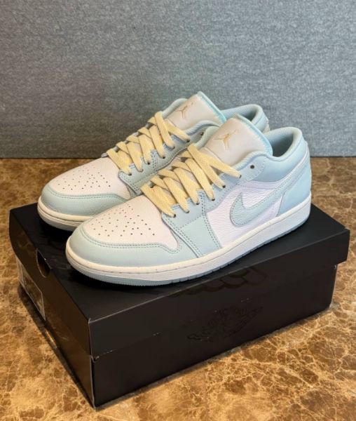 圖片 Nike Air Jordan 1 Low SE 冰川藍 果凍底 休閒鞋 男鞋 HJ5999-400