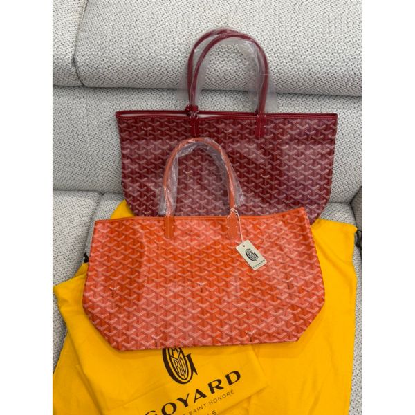 圖片 Goyard saint louis pm 紅色 橘色 經典好看 托特包 購物包