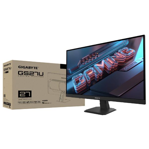圖片 【GIGABYTE 技嘉】GS27U 4K電競螢幕(27型/UHD/160Hz/1ms/IPS/HDR400)