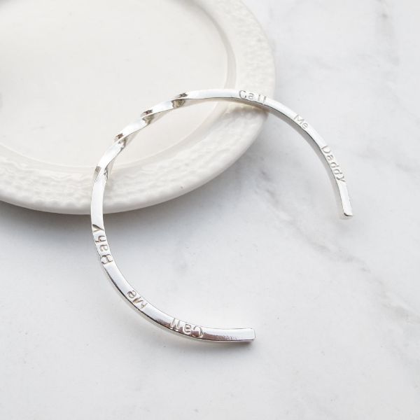 圖片 【限海安店】DIY手工銀飾教學卷 | 極簡 扭轉純銀細版手環 | 大員囡仔